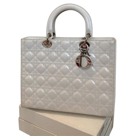 dior bags white